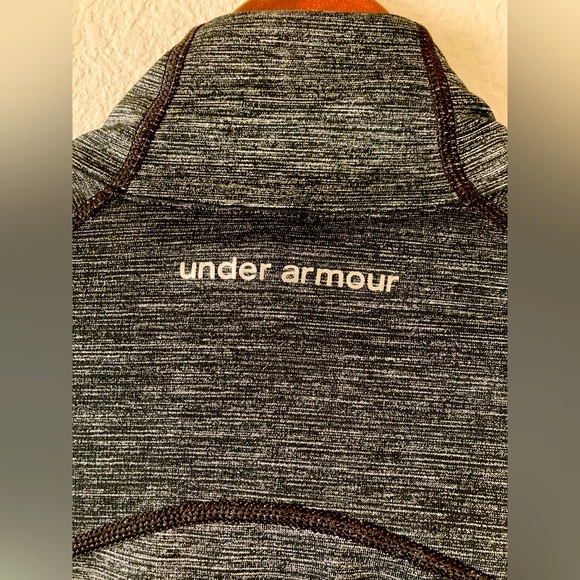 Under Armour Heathered Running Cold Gear Zip Pullover Sweater Jacket Women’s M - Picture 4 of 13